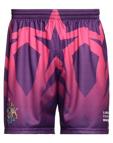 Shop Liberal Youth Ministry Man Shorts & Bermuda Shorts Purple Size M Polyester