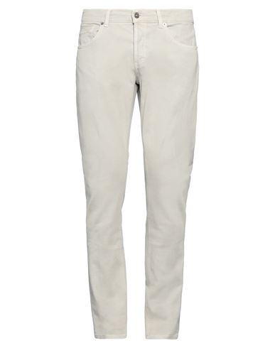 Shop Dondup Man Pants Beige Size 31 Cotton, Elastane