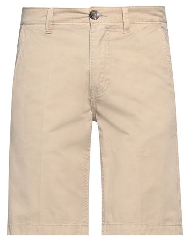 Shop Fred Mello Man Shorts & Bermuda Shorts Sand Size 30 Cotton In Beige