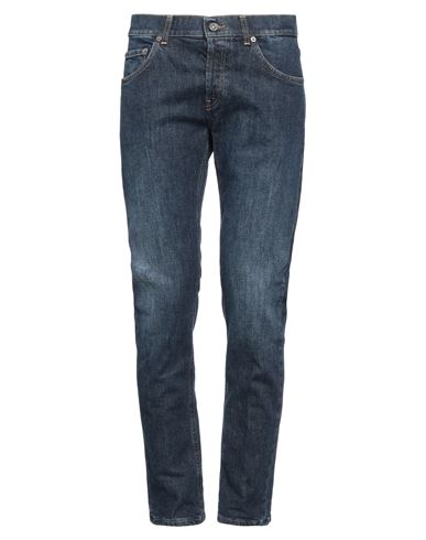 Shop Dondup Man Jeans Blue Size 31 Cotton, Elastane