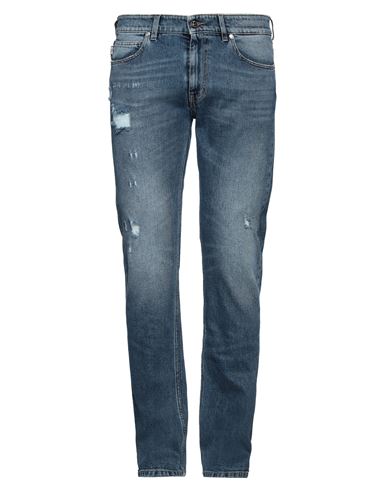 Shop Just Cavalli Man Jeans Blue Size 34 Cotton, Elastane