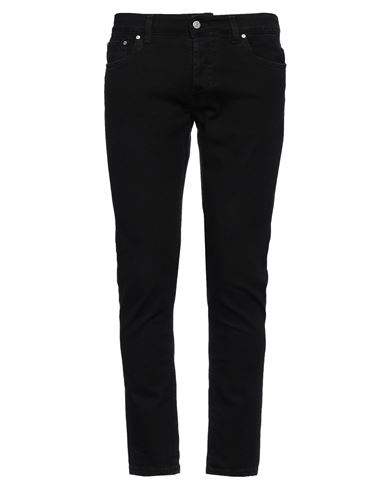 Liu •jo Man Man Jeans Black Size 34 Cotton, Elastane In Black