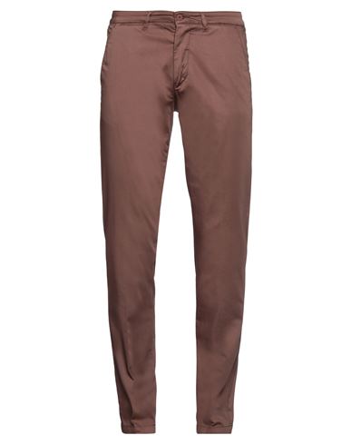 Shop Luca Bertelli Man Pants Light Brown Size 30 Cotton, Elastane In Beige