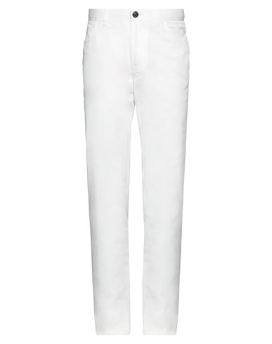 Shop Brioni Man Pants White Size 34 Cotton