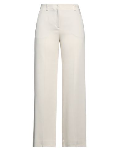 Shop Incotex Woman Pants Ivory Size 8 Lyocell In White