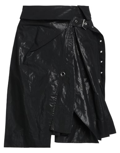 Shop Isabel Marant Woman Mini Skirt Black Size 4 Cotton, Linen, Brass, Zamak