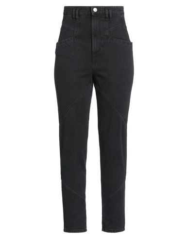 Shop Isabel Marant Woman Jeans Black Size 4 Cotton