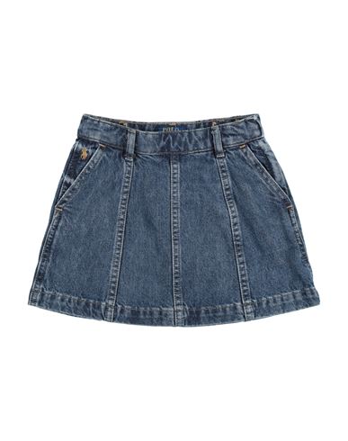Polo Ralph Lauren Babies'  Denim Skirt-skirt-full Toddler Girl Denim Skirt Blue Size 5 Cotton, Recycled Cotto