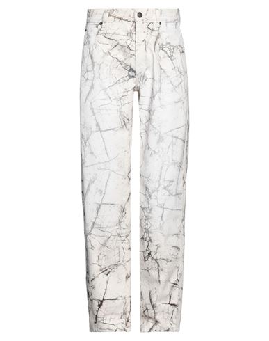 Shop Isabel Marant Man Jeans Off White Size 31 Cotton