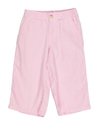 Polo Ralph Lauren Babies'  Wide-leg Linen Pant Toddler Girl Pants Pink Size 5 Linen