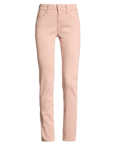 Jacob Cohёn Woman Jeans Salmon Pink Size 31 Lyocell, Cotton, Polyester, Elastane In Animal Print