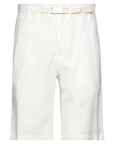 Eleventy Man Shorts & Bermuda Shorts Off White Size 30 Cotton In White