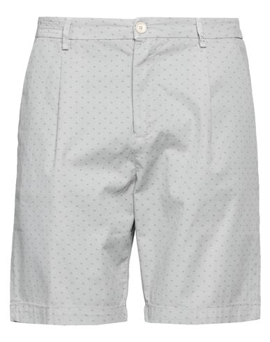 Shop Yan Simmon Man Shorts & Bermuda Shorts Grey Size 34 Cotton, Elastane