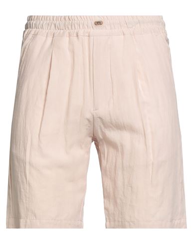 Eleventy Man Shorts & Bermuda Shorts Light Pink Size 30 Linen In Pink