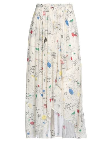 Marant Etoile Marant Étoile Woman Midi Skirt Cream Size 4 Viscose In White