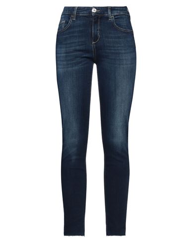 Liu •jo Woman Jeans Blue Size 29 Cotton, Elastane In Brown