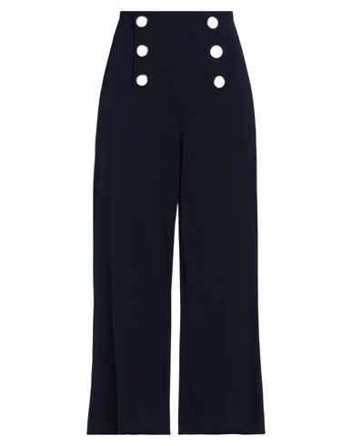Shop Boutique Moschino Woman Pants Midnight Blue Size 8 Polyester, Elastane