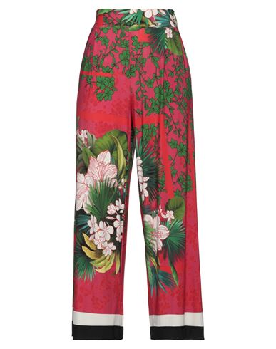 Shop Clips Woman Pants Fuchsia Size 12 Viscose, Elastane In Pink