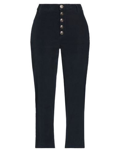 Dondup Woman Pants Navy Size 26 Cotton, Lyocell, Elastane In Navy
