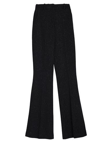 Balmain Woman Pants Black Size 10 Virgin Wool, Polyamide, Polyester