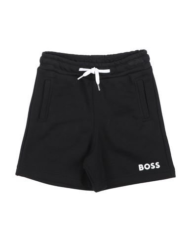 Hugo Boss Babies' Boss Toddler Boy Shorts & Bermuda Shorts Black Size 6 Cotton, Polyester