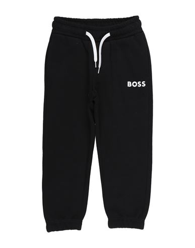 Hugo Boss Babies' Boss Toddler Boy Pants Black Size 6 Cotton, Polyester