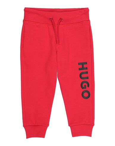 Hugo Boss Babies' Hugo Toddler Boy Pants Red Size 6 Cotton, Polyester, Elastane