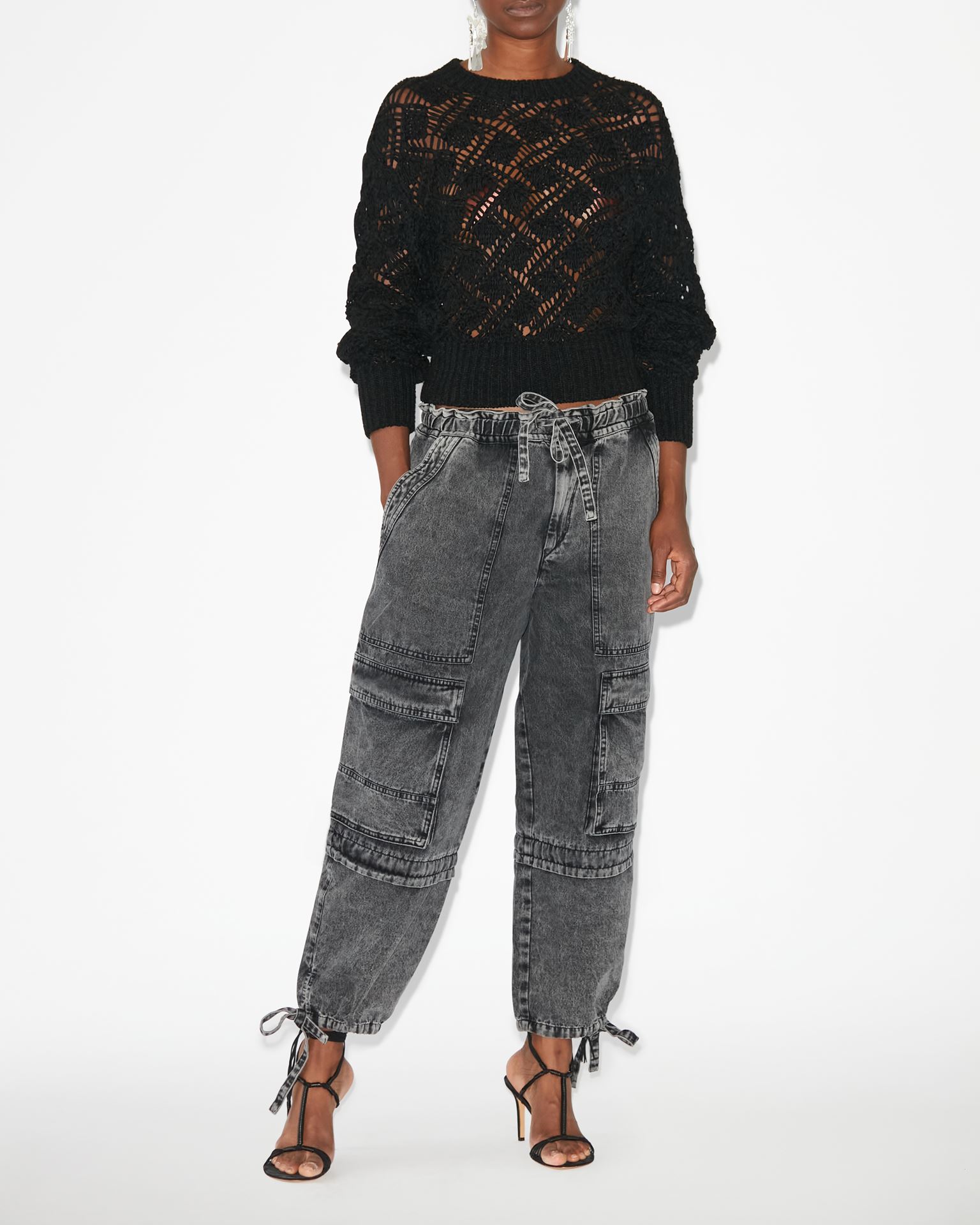 Isabel Marant MARANT ÉTOILE, IVY TROUSERS - Mujer - Gris