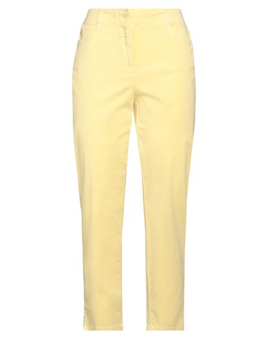 Shop Pennyblack Woman Pants Yellow Size 6 Cotton, Elastane