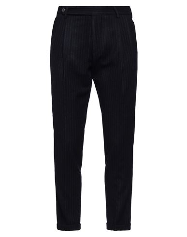 Messagerie Man Pants Midnight Blue Size 38 Wool, Polyester In Brown