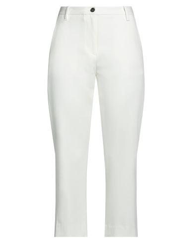 Shop Nine In The Morning Woman Pants White Size 30 Polyester, Viscose, Elastane
