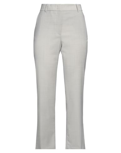 Shop Peserico Easy Woman Pants Light Grey Size 10 Polyester, Wool, Elastane