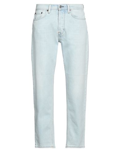 Shop Acne Studios Man Jeans Blue Size 28 Cotton, Elastane