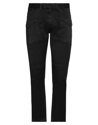 Messagerie Man Pants Black Size 34 Cotton, Lyocell, Elastane