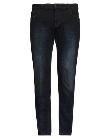 Shop Messagerie Man Jeans Blue Size 34 Cotton, Elastane