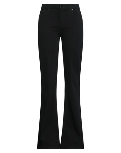 PAIGE PAIGE WOMAN JEANS BLACK SIZE 27 RAYON, COTTON, POLYESTER, ELASTANE 