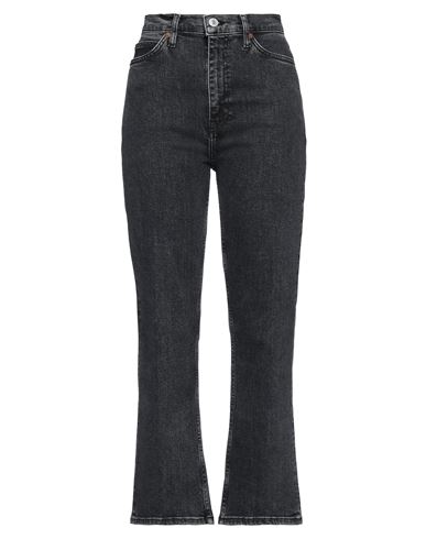 Shop Re/done Woman Jeans Steel Grey Size 29 Cotton, Elastane