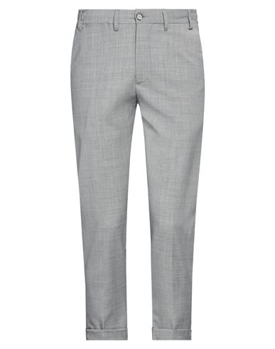 Shop Eredi Del Duca Man Pants Light Grey Size 28 Polyester, Wool, Elastane