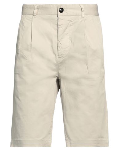 Shop One Seven Two Man Shorts & Bermuda Shorts Light Grey Size 31 Cotton, Elastane