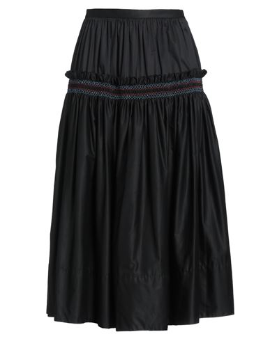 Molly Goddard Woman Midi Skirt Black Size 8 Cotton