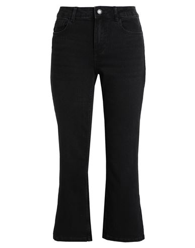 Shop Vero Moda Woman Jeans Black Size Xl-30l Cotton, Polyester, Elastane