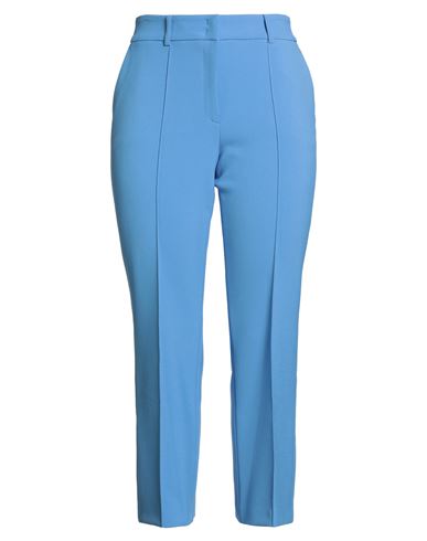 Cambio Woman Pants Azure Size 14 Polyester, Viscose, Cotton, Elastane In Blue
