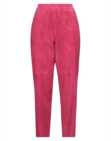 Shop Giani Woman Pants Garnet Size 6 Leather In Red
