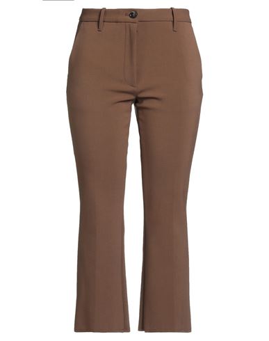 Nine In The Morning Woman Pants Brown Size 29 Wool, Polyamide, Elastane In Brown