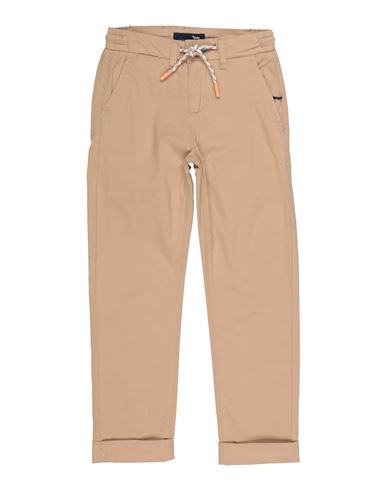 Shop Harmont & Blaine Toddler Boy Pants Sand Size 6 Cotton, Elastane In Beige