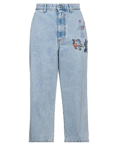 Shop Marni Woman Jeans Blue Size 6 Cotton