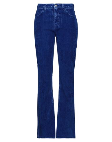 Shop Marni Woman Pants Blue Size 6 Cotton, Acrylic, Viscose, Elastane