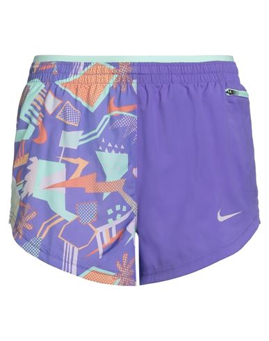 Shop Nike Woman Shorts & Bermuda Shorts Purple Size Xl Polyester