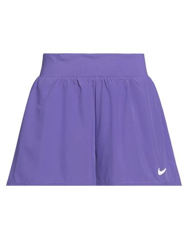 Shop Nike Woman Shorts & Bermuda Shorts Purple Size Xl Polyester, Elastane