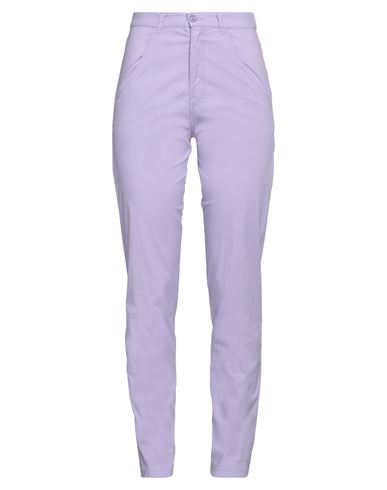 Shop Soho-t Woman Pants Lilac Size Xs Cotton, Polyamide, Elastane In Purple